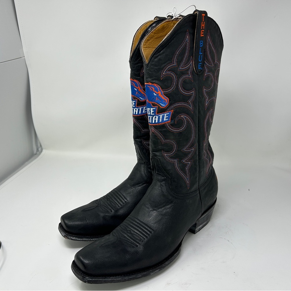Men’s Boise State Broncos Gameday Cowboy Boots, NWT 10.5 D NCAA Broncos